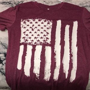American flag tee shirt